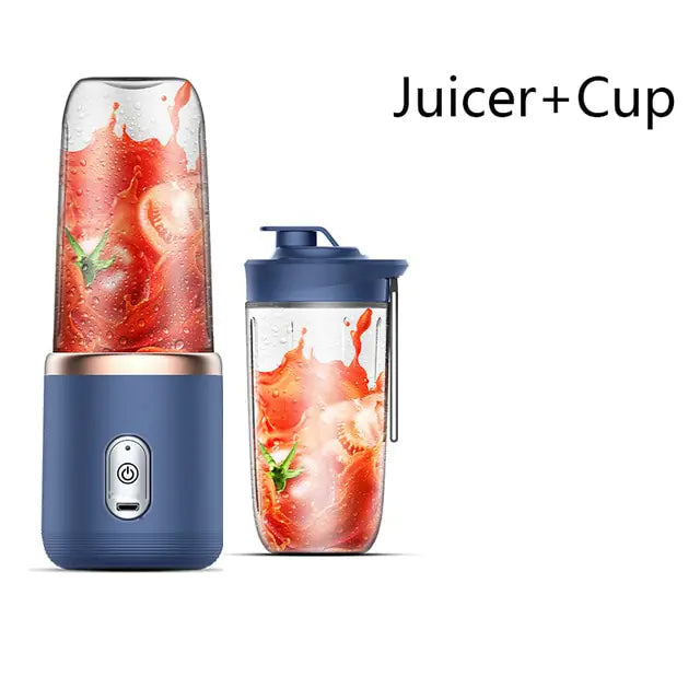 Portable Small Electric Juicer Stainless Steel Blade Juicer Cup